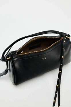 ZARA Malas^MALA A TIRACOLO COM PORMENOR DE MINI TACHAS Preto