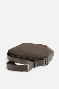 ZARA Pele|Malas / Mochilas^MALA A TIRACOLO EM PELE L - EDIÇÃO LIMITADA Castanho