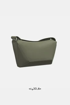 ZARA Pele|Malas / Mochilas^MALA A TIRACOLO EM PELE M - EDIÇÃO LIMITADA Verde-caqui