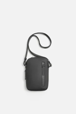 ZARA Vestuário De Inverno|Malas / Mochilas^MALA A TIRACOLO ENGOMADA Preto