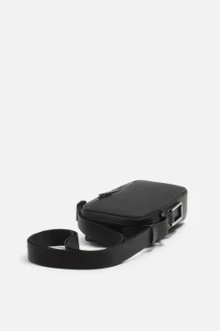 ZARA Vestuário De Inverno|Malas / Mochilas^MALA A TIRACOLO ENGOMADA Preto