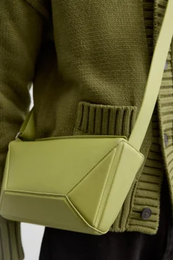 ZARA Pele|Malas / Mochilas^MALA A TIRACOLO PELE S - EDIÇÃO LIMITADA Verde