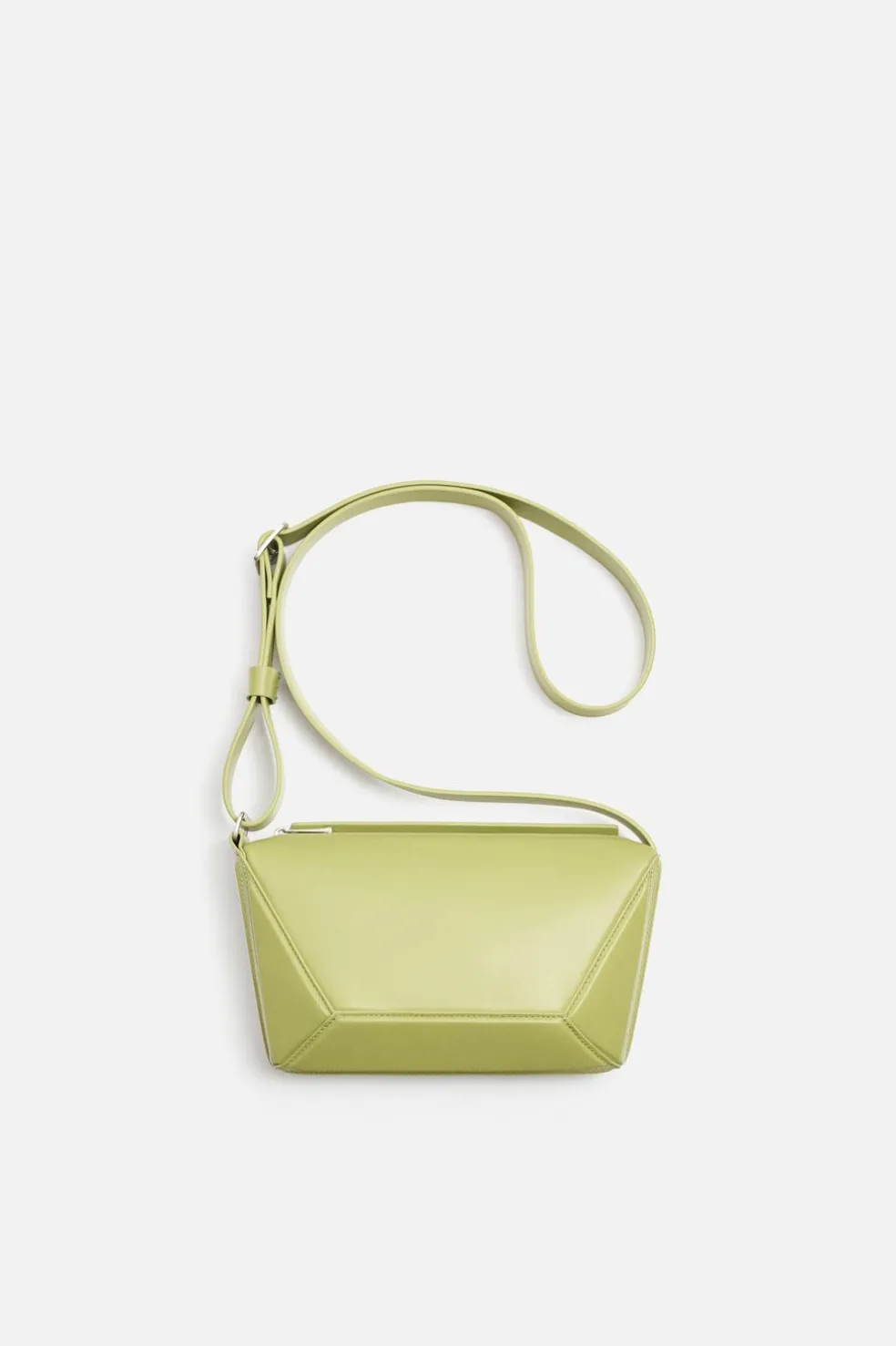 ZARA Pele|Malas / Mochilas^MALA A TIRACOLO PELE S - EDIÇÃO LIMITADA Verde
