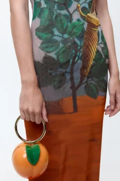 ZARA Malas^MALA CAIXA Laranja