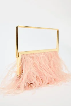 ZARA Malas^MALA CAIXA COM PENAS Rosa