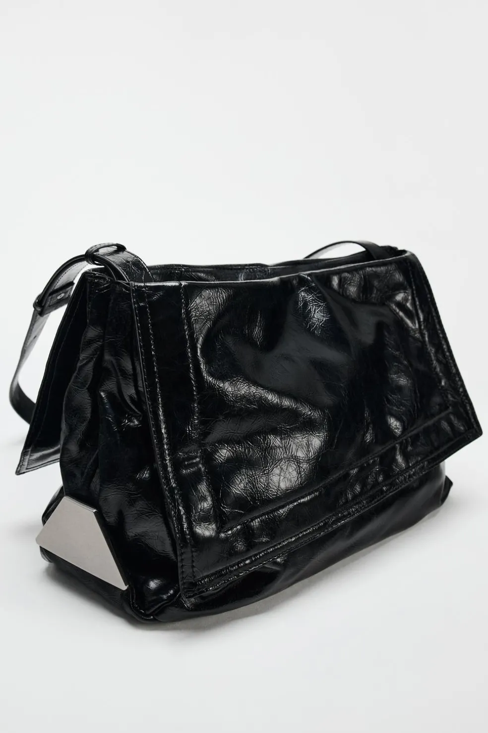 ZARA Malas^MALA COM ABAS E ENFEITES Preto