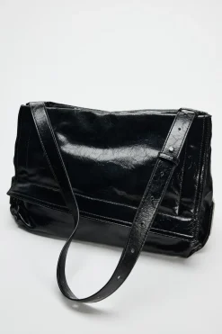 ZARA Malas^MALA COM ABAS E ENFEITES Preto