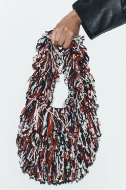ZARA Malas^MALA COM FRANJAS Multicolor
