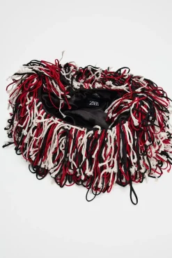 ZARA Malas^MALA COM FRANJAS Multicolor