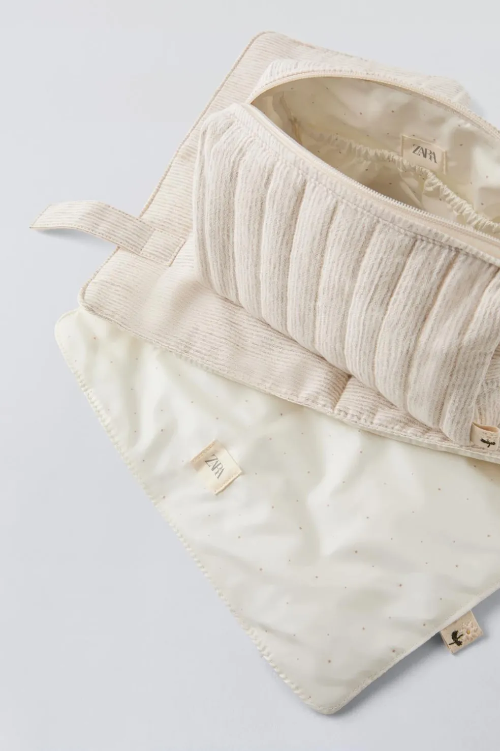 MALA DE MATERNIDADE ÀS RISCAS CONJUNTO-ZARA Sale