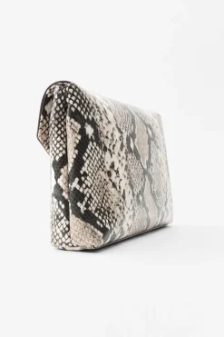 ZARA Malas|Acessórios / Bijuteria^MALA DE MÃO EM PELE COM ESTAMPADO ANIMAL Serpente