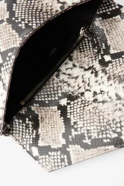 ZARA Malas|Acessórios / Bijuteria^MALA DE MÃO EM PELE COM ESTAMPADO ANIMAL Serpente