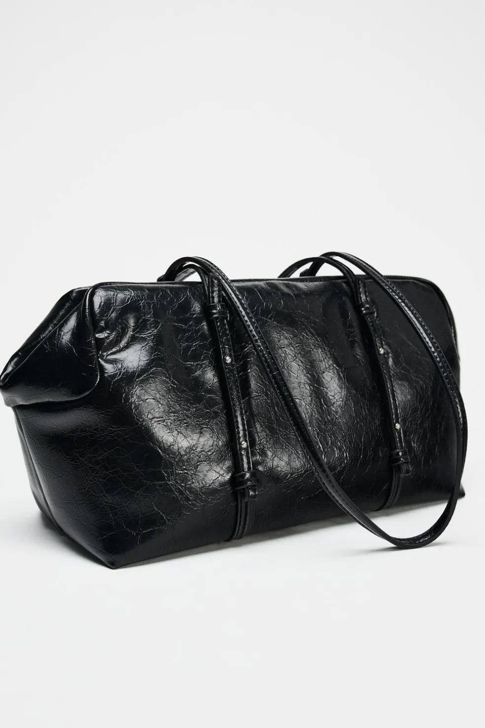 ZARA Malas^MALA DE OMBRO ALARGADA Preto