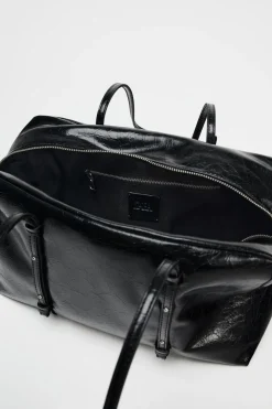 ZARA Malas^MALA DE OMBRO ALARGADA Preto