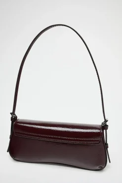 ZARA Malas^MALA DE OMBRO COM ABA Vermelho-bordeaux