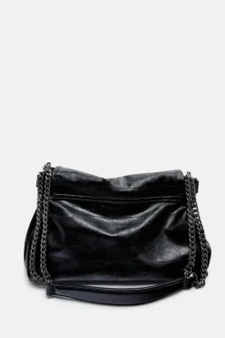 ZARA Malas^MALA DE OMBRO COM ABA ROCK Preto