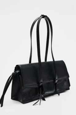 ZARA Malas^MALA DE OMBRO COM BOLSOS Preto