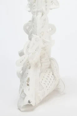 ZARA Malas^MALA DE OMBRO COM BORDADOS branco