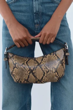ZARA Malas^MALA DE OMBRO COM ESTAMPADO ANIMAL Serpente