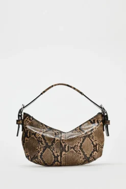 ZARA Malas^MALA DE OMBRO COM ESTAMPADO ANIMAL Serpente