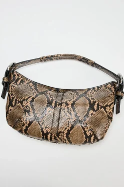 ZARA Malas^MALA DE OMBRO COM ESTAMPADO ANIMAL Serpente