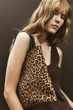 ZARA Malas|Acessórios / Bijuteria^MALA DE PELE COM ESTAMPADO ANIMAL Leopardo