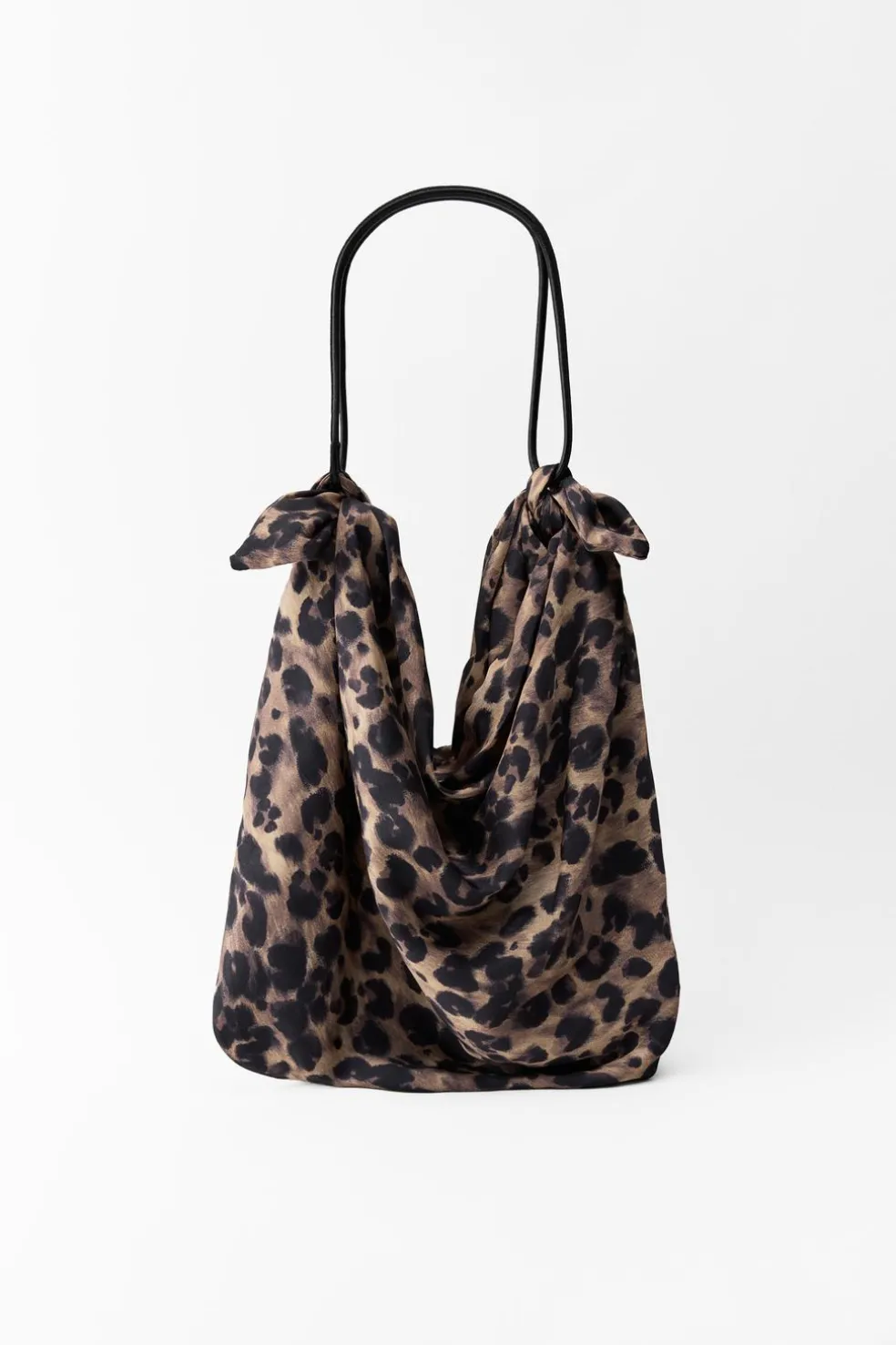 ZARA Malas|Acessórios / Bijuteria^MALA EFEITO ACETINADO ESTAMPADO ANIMAL Leopardo