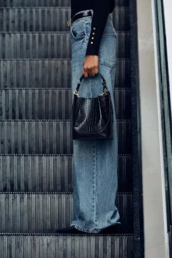 ZARA Malas^MALA SHOULDER BAG Preto