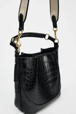 ZARA Malas^MALA SHOULDER BAG Preto