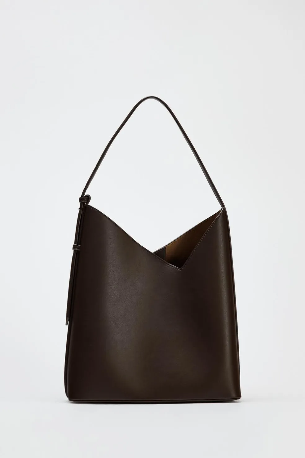 ZARA Malas^MALA SHOULDER BAG Castanho