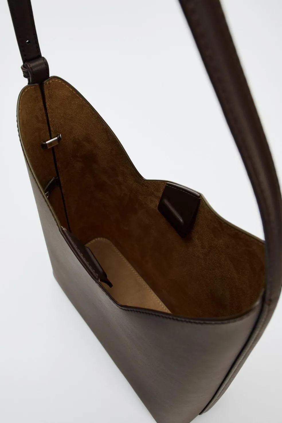 ZARA Malas^MALA SHOULDER BAG Castanho