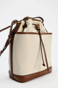 ZARA Malas^MALA SHOULDER BAG COMBINADA Torrado-escuro
