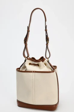 ZARA Malas^MALA SHOULDER BAG COMBINADA Torrado-escuro