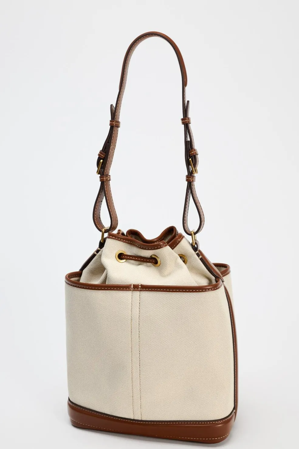 ZARA Malas^MALA SHOULDER BAG COMBINADA Torrado-escuro