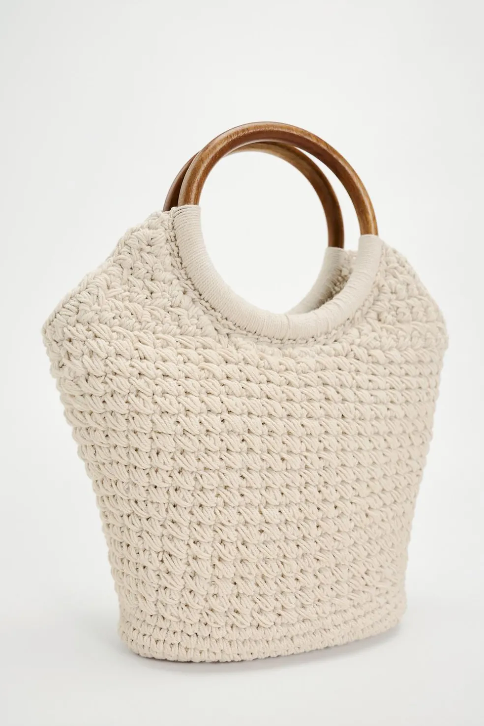 ZARA Malas^MALA SHOULDER BAG MACRAMÉ Cru