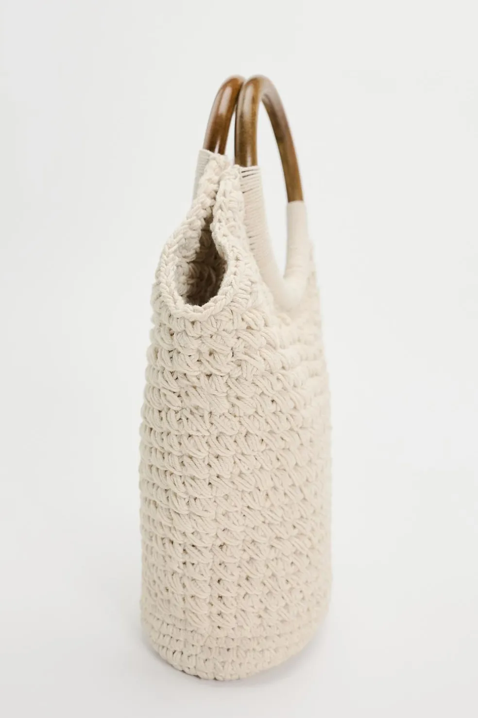 ZARA Malas^MALA SHOULDER BAG MACRAMÉ Cru