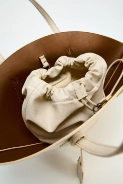 ZARA Malas^MALA TOTE BAG Cru