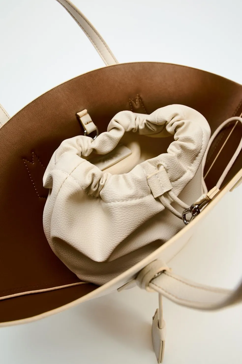 ZARA Malas^MALA TOTE BAG Cru