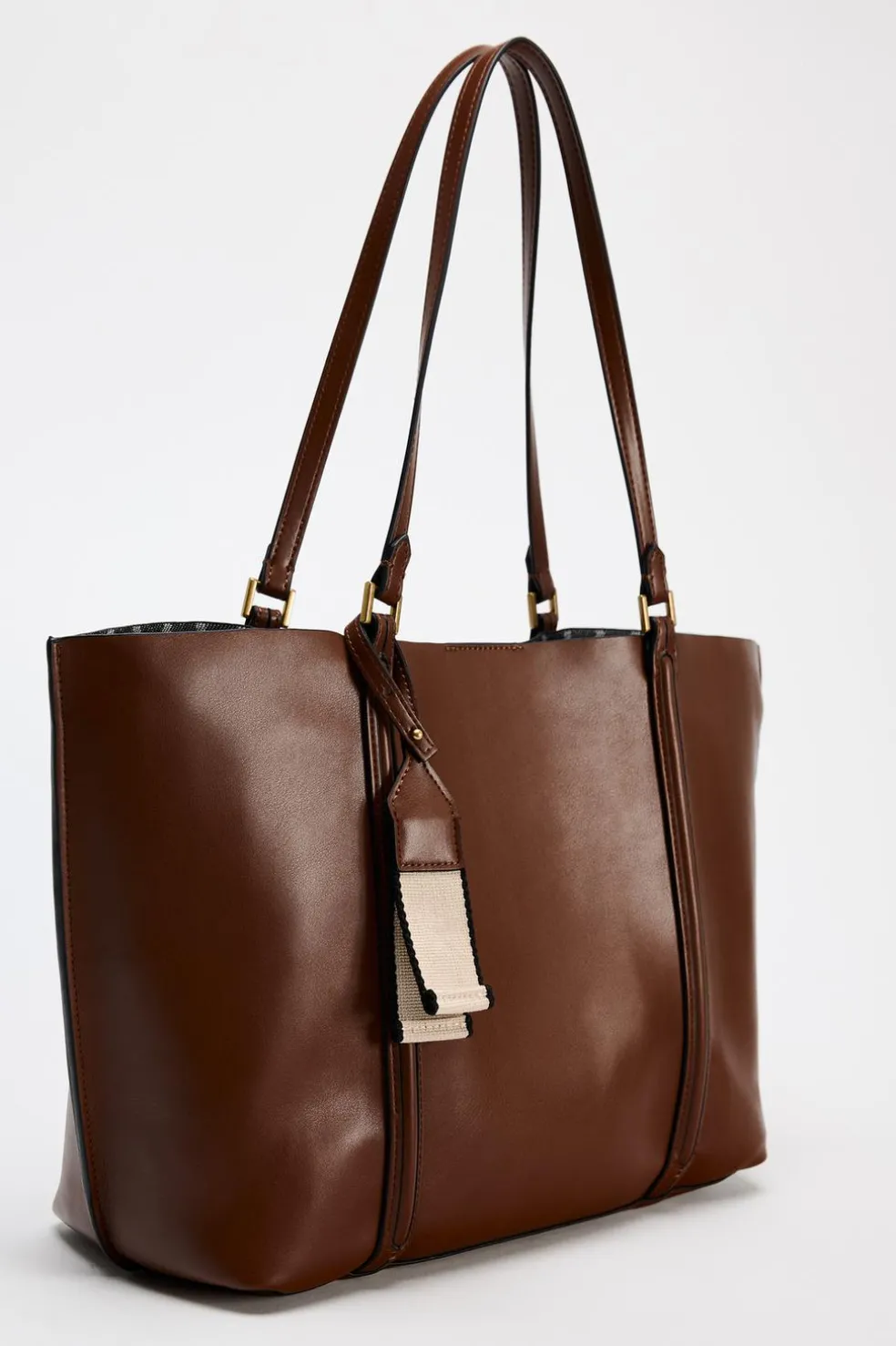 ZARA Malas^MALA TOTE BAG Castanho