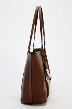 ZARA Malas^MALA TOTE BAG Castanho