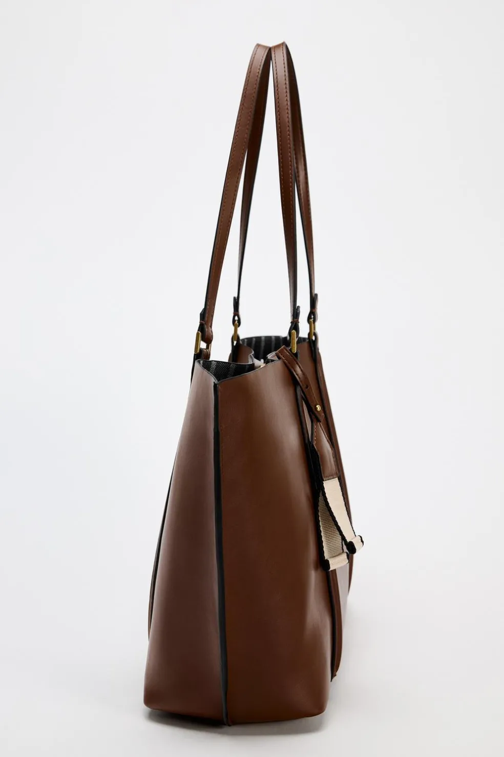 ZARA Malas^MALA TOTE BAG Castanho