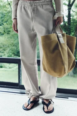 ZARA Malas^MALA TOTE BAG torrado
