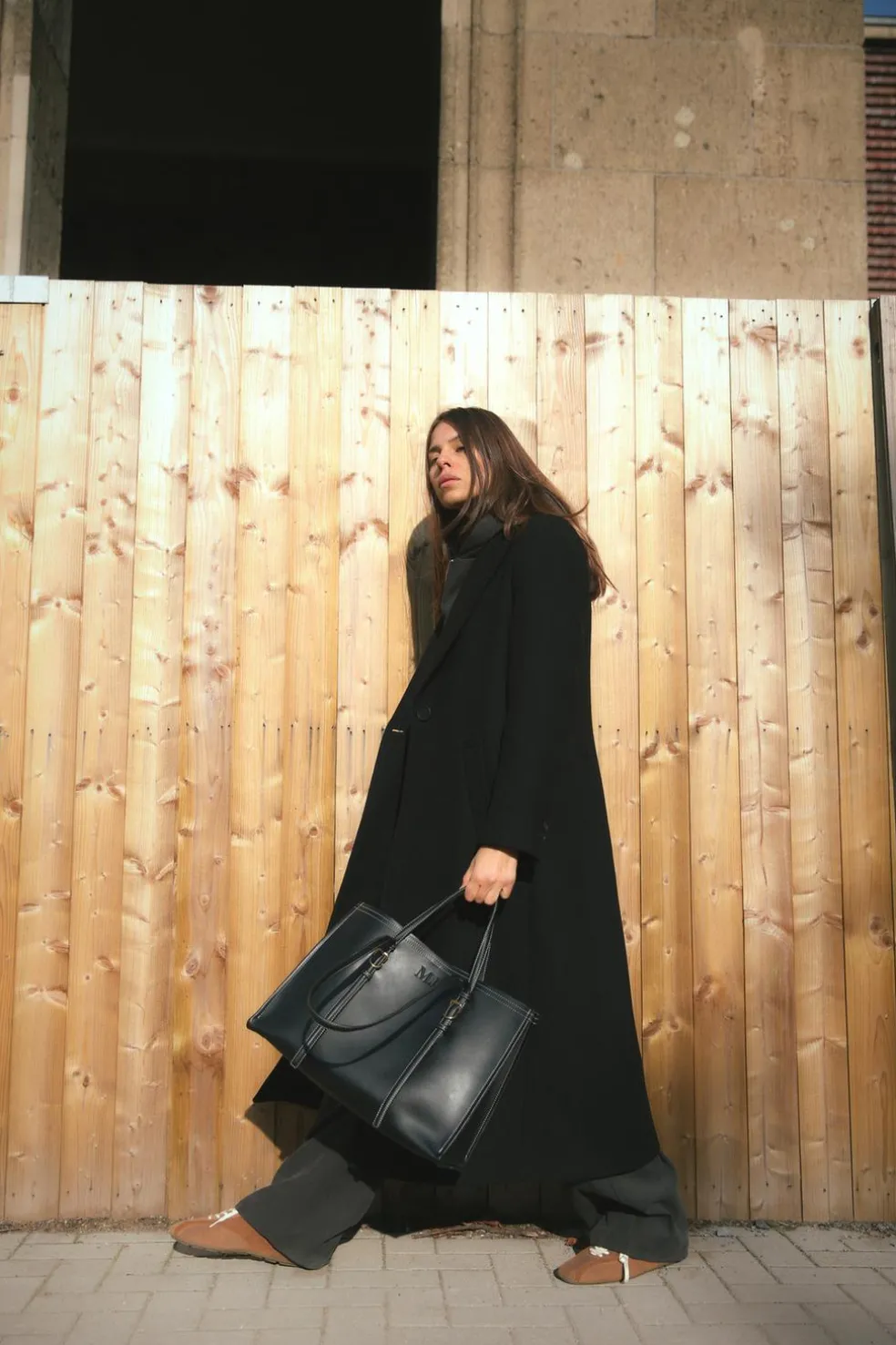 ZARA Malas^MALA TOTE BAG COM PESPONTO Preto