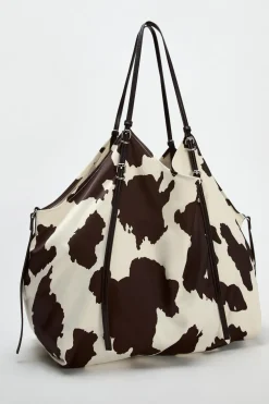 ZARA Malas^MALA TOTE BAG EFEITO ACETINADO Multicolor
