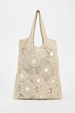ZARA Malas^MALA TOTE BAG ENTRANÇADA torrado