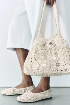 ZARA Malas^MALA TOTE BAG ESPELHOS torrado