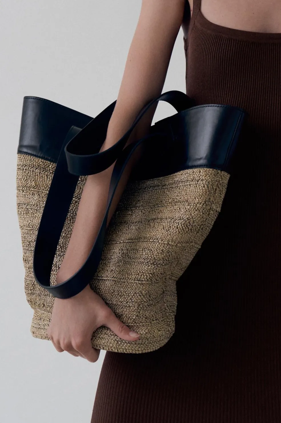 ZARA Malas^MAXI TOTE BAG Preto