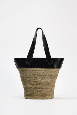 ZARA Malas^MAXI TOTE BAG Preto