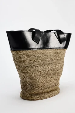 ZARA Malas^MAXI TOTE BAG Preto