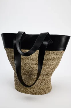 ZARA Malas^MAXI TOTE BAG Preto